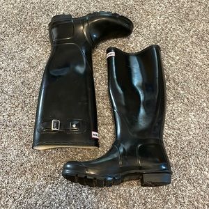 Hunter tall rain boots